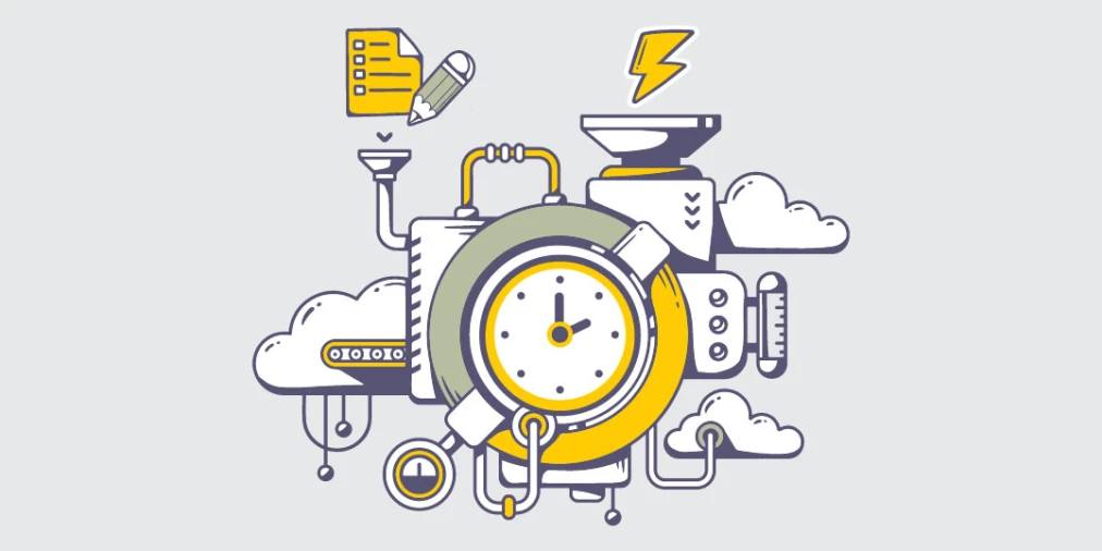 Branding Time Machine illustration