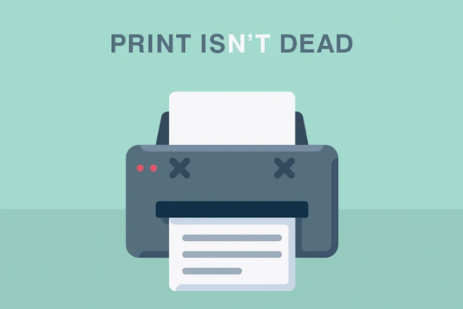 Print isn't dead illustration