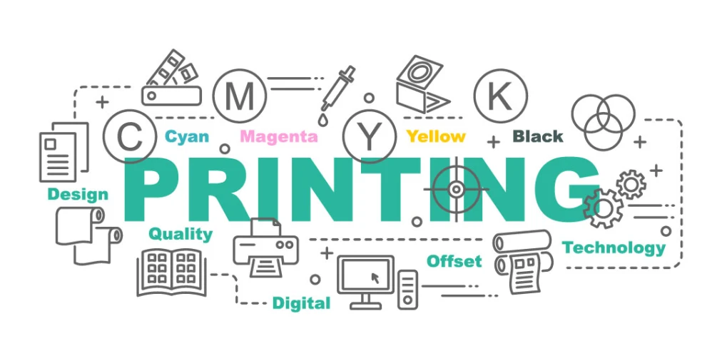Printing graphic design illustration