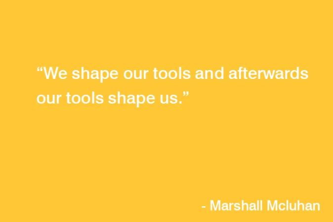 Marshall Mcluhan quote