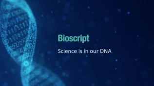 Bioscript DNA illustration design
