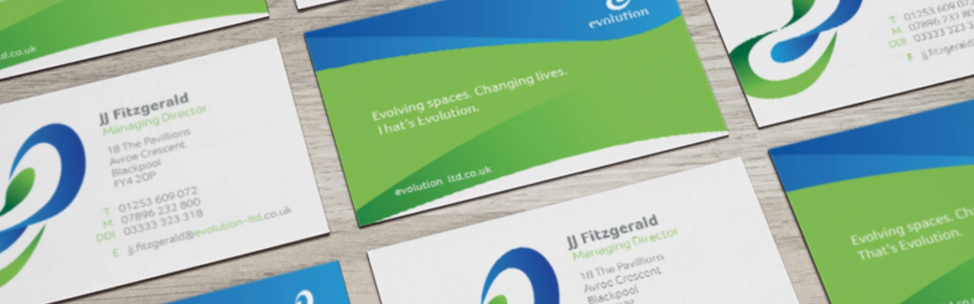 Evolution business cards