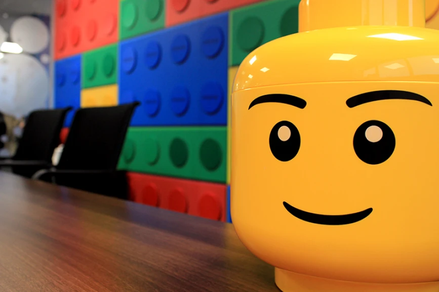 ESG meeting room design with Lego figure