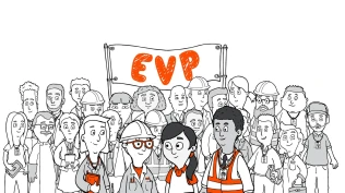 BAE Systems EVP Animation illustrated character design