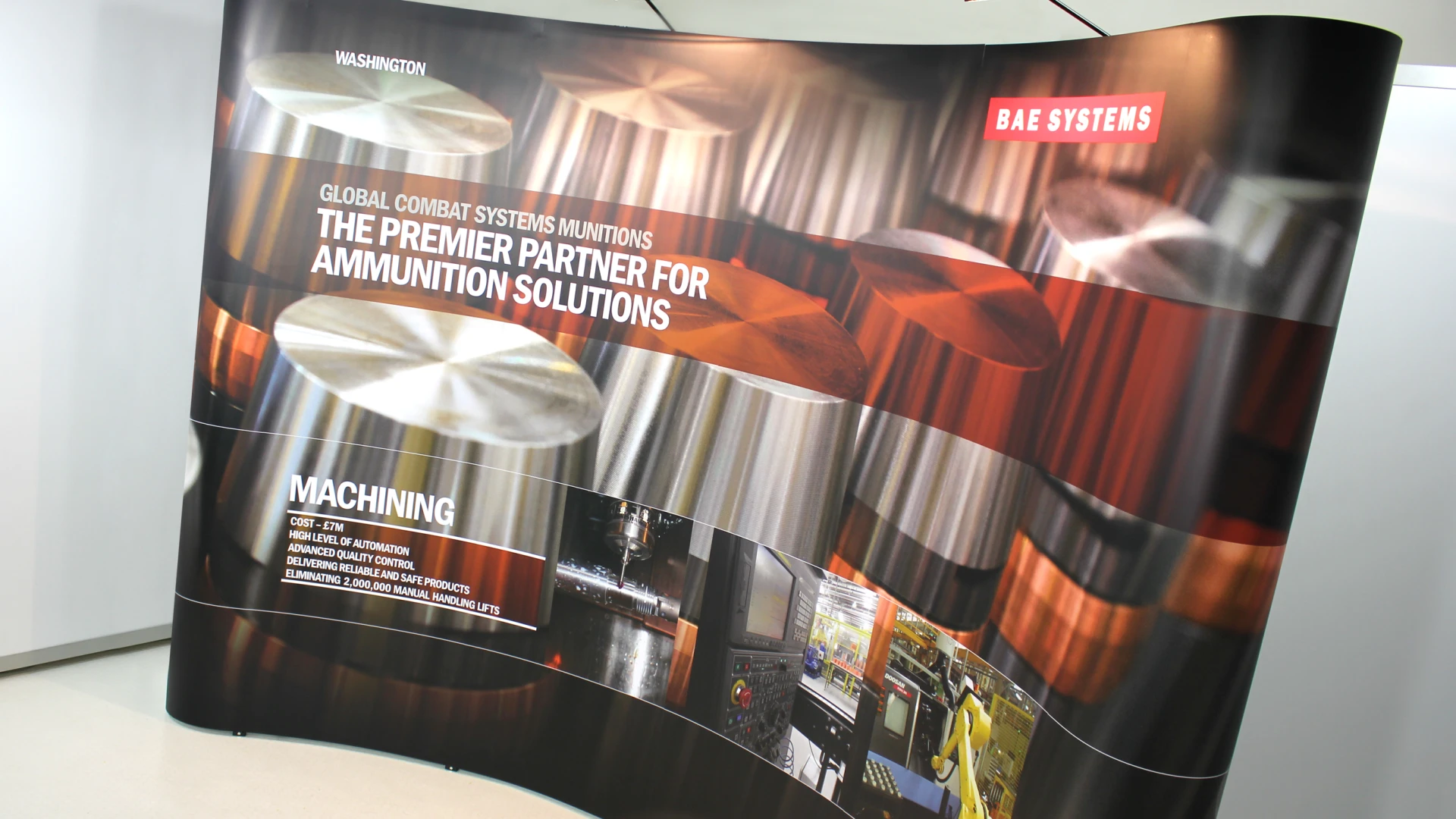 BAE Systems Munitions Exhibitions Stands, 